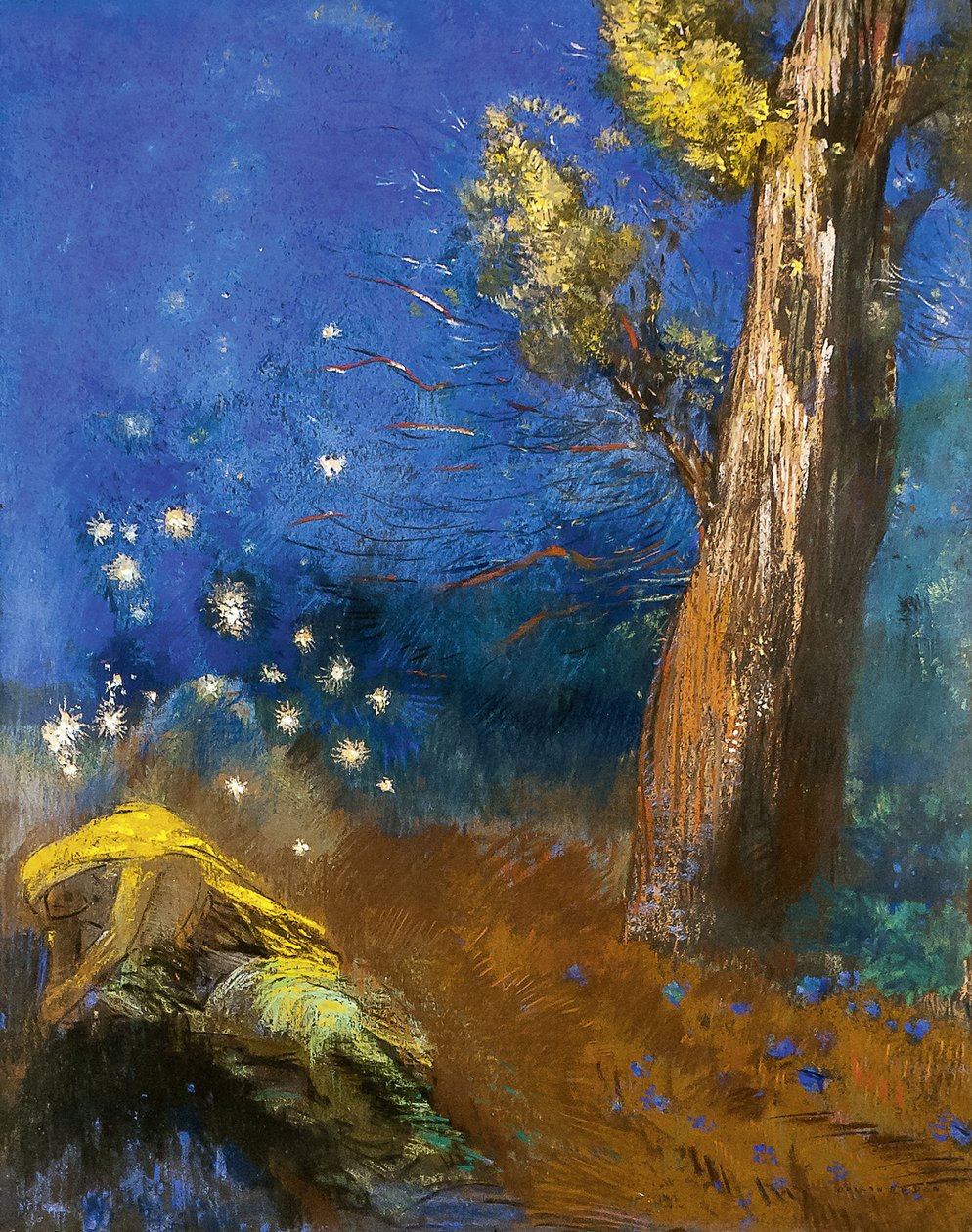 A morte de Buda La Mort de Bouddha de Odilon Redon