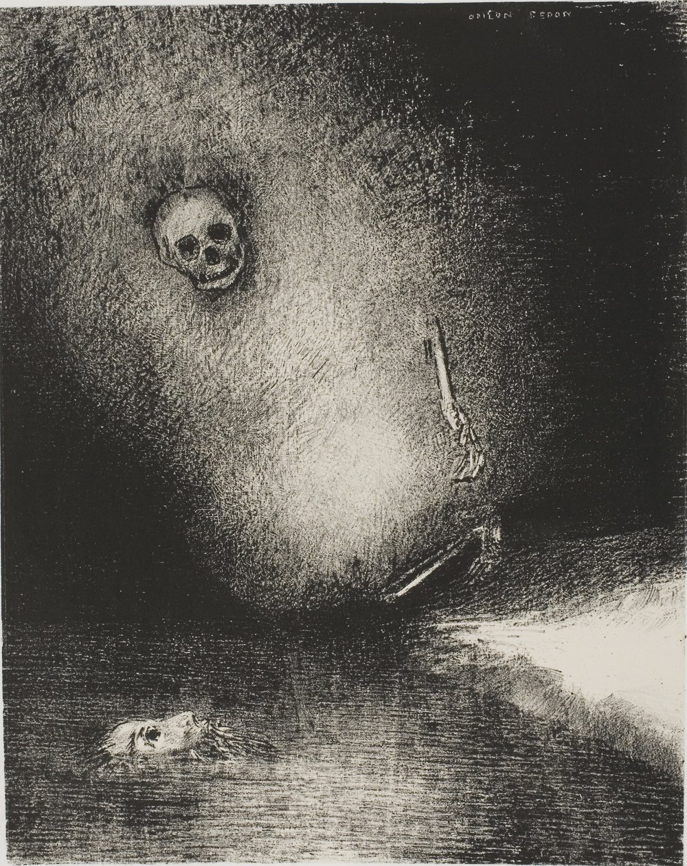 O sonho acabou em morte, de O jurado de Odilon Redon