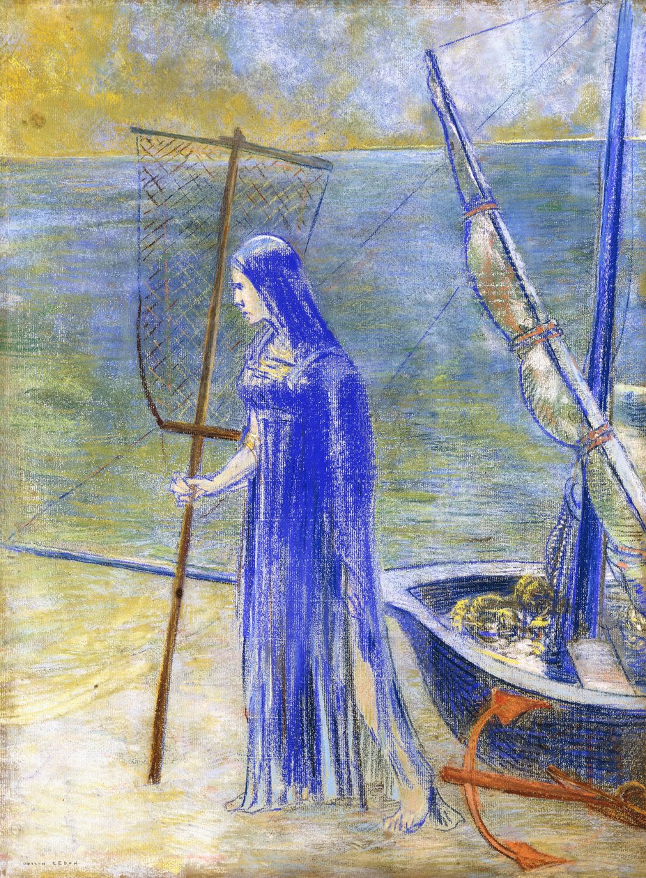 A Pescadora, 1900 de Odilon Redon