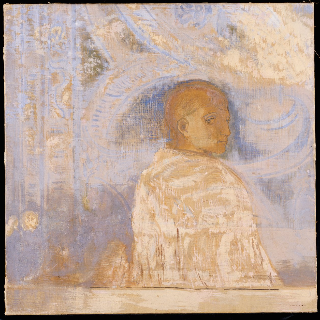 O olhar, c.1910 de Odilon Redon