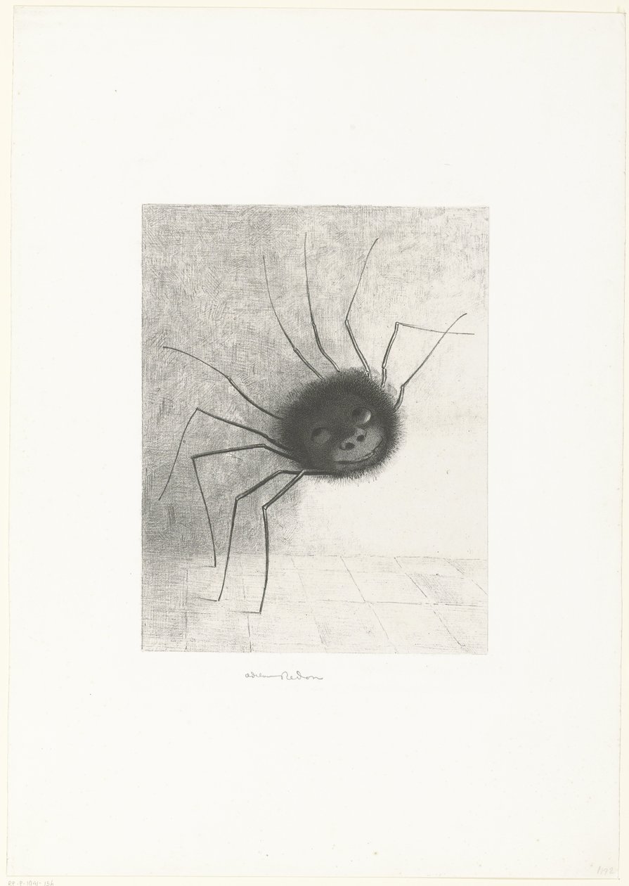 A aranha de Odilon Redon