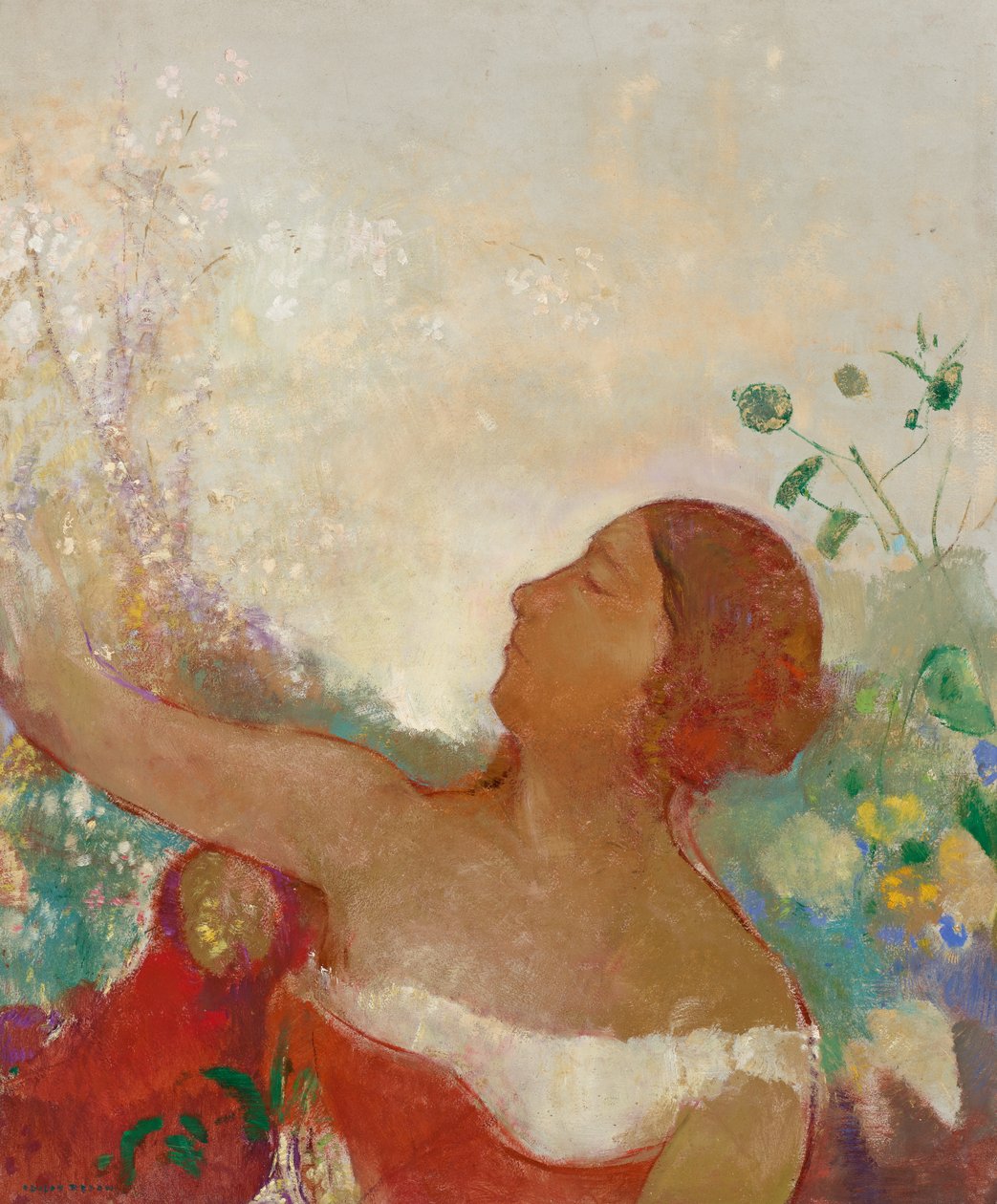 A criança predestinada, Ofélia de Odilon Redon