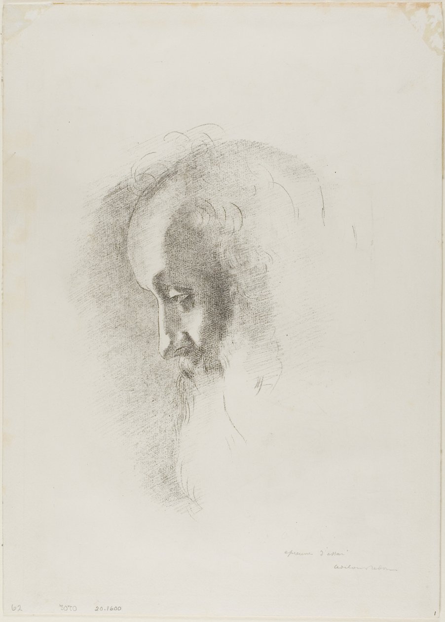 Até a velhice, da noite de Odilon Redon