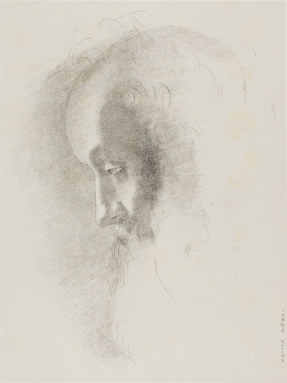 Para a velhice, placa 1 de 6 de Odilon Redon