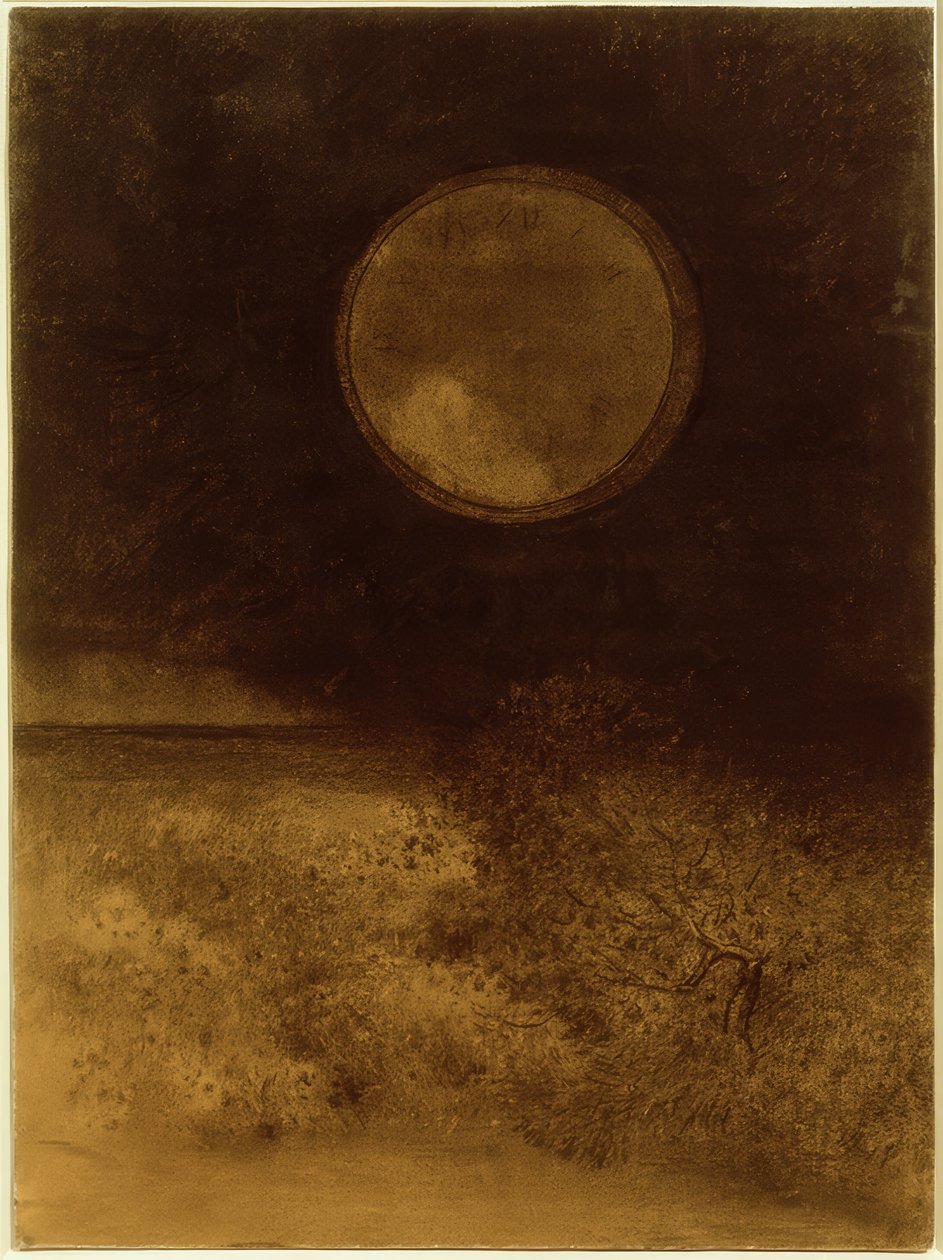 Relógio (bola) de Odilon Redon