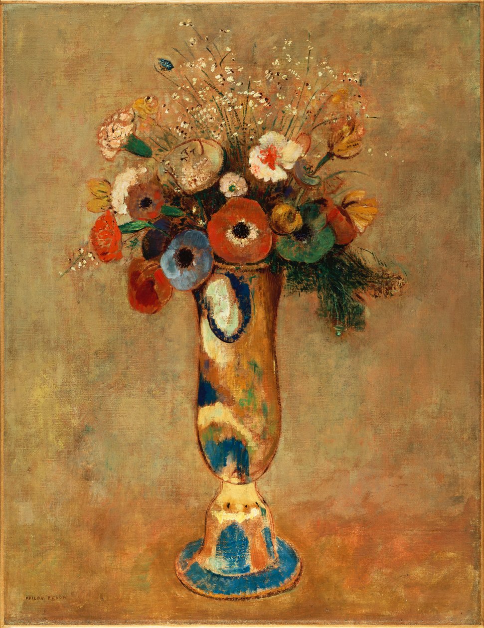 Vaso de flores, 1912 de Odilon Redon