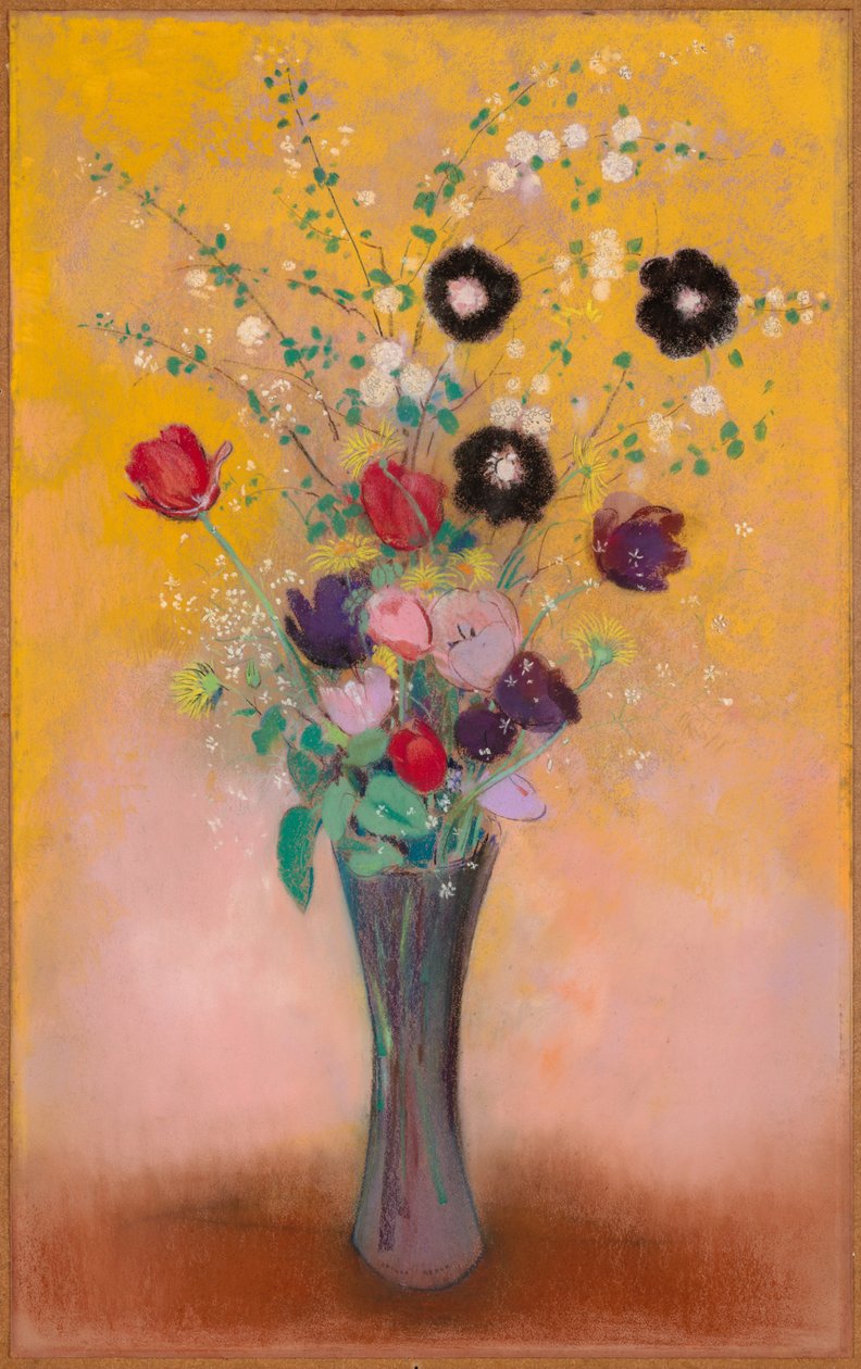 Vaso de flores, 1916. de Odilon Redon