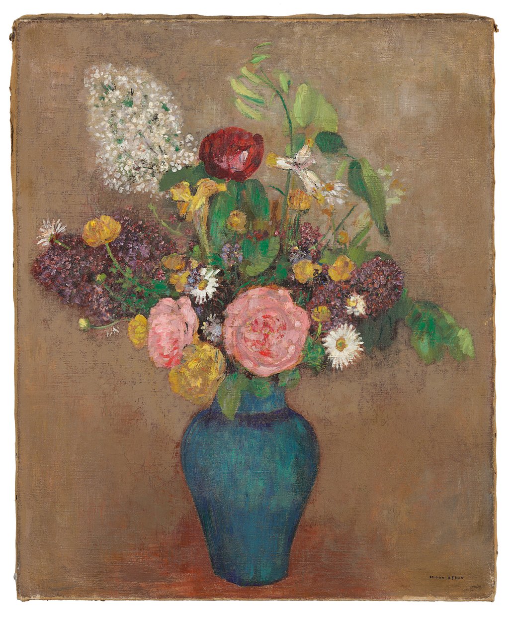 Vaso de flores de Odilon Redon