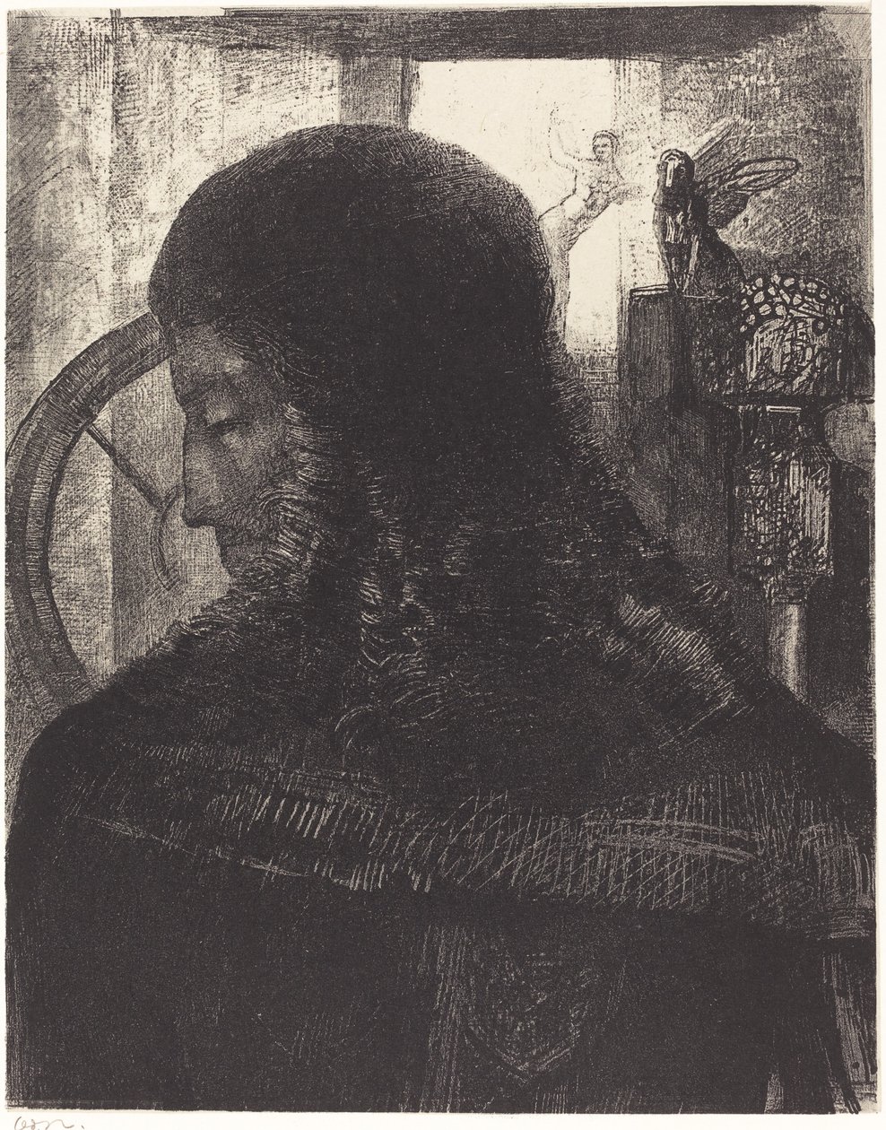 Vieux Chevalier (Velho Cavaleiro) de Odilon Redon