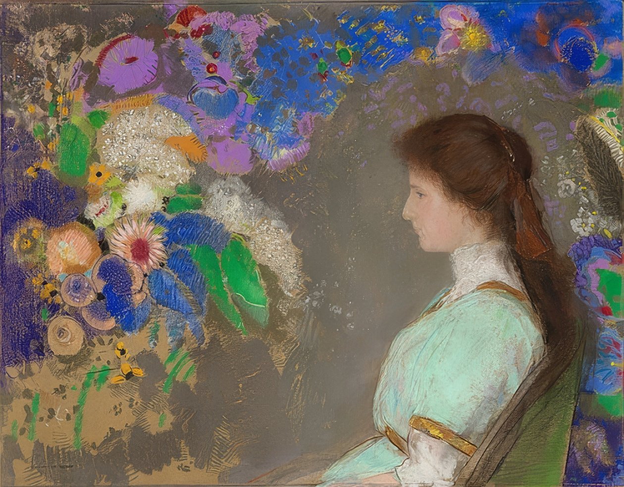 Violet Heymann. 1910 de Odilon Redon