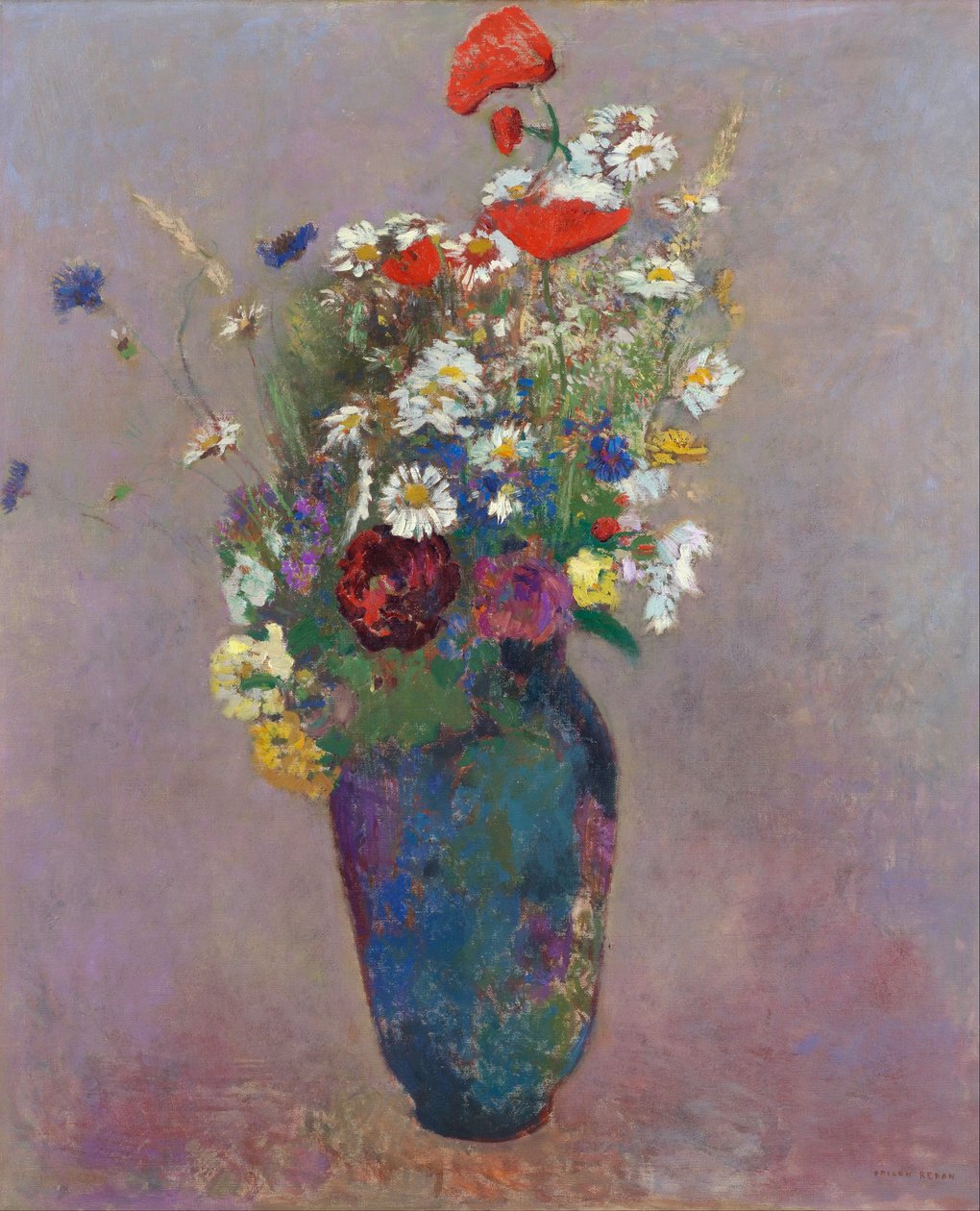 Visão: vaso de flores por Redon, Odilon (1840-1916) de Odilon Redon