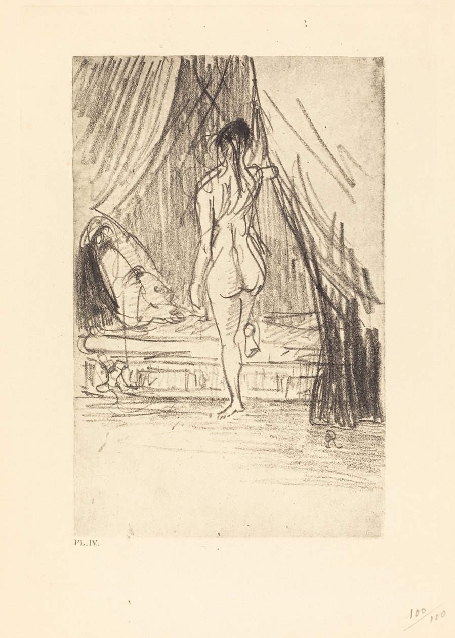 Volupte, Fantome Elastique! (Prazer, fantasma elástico!) de Odilon Redon