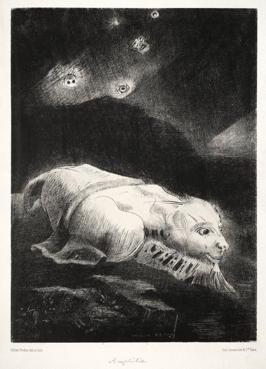 Quando a vida despertava nas profundezas da matéria obscura de Odilon Redon