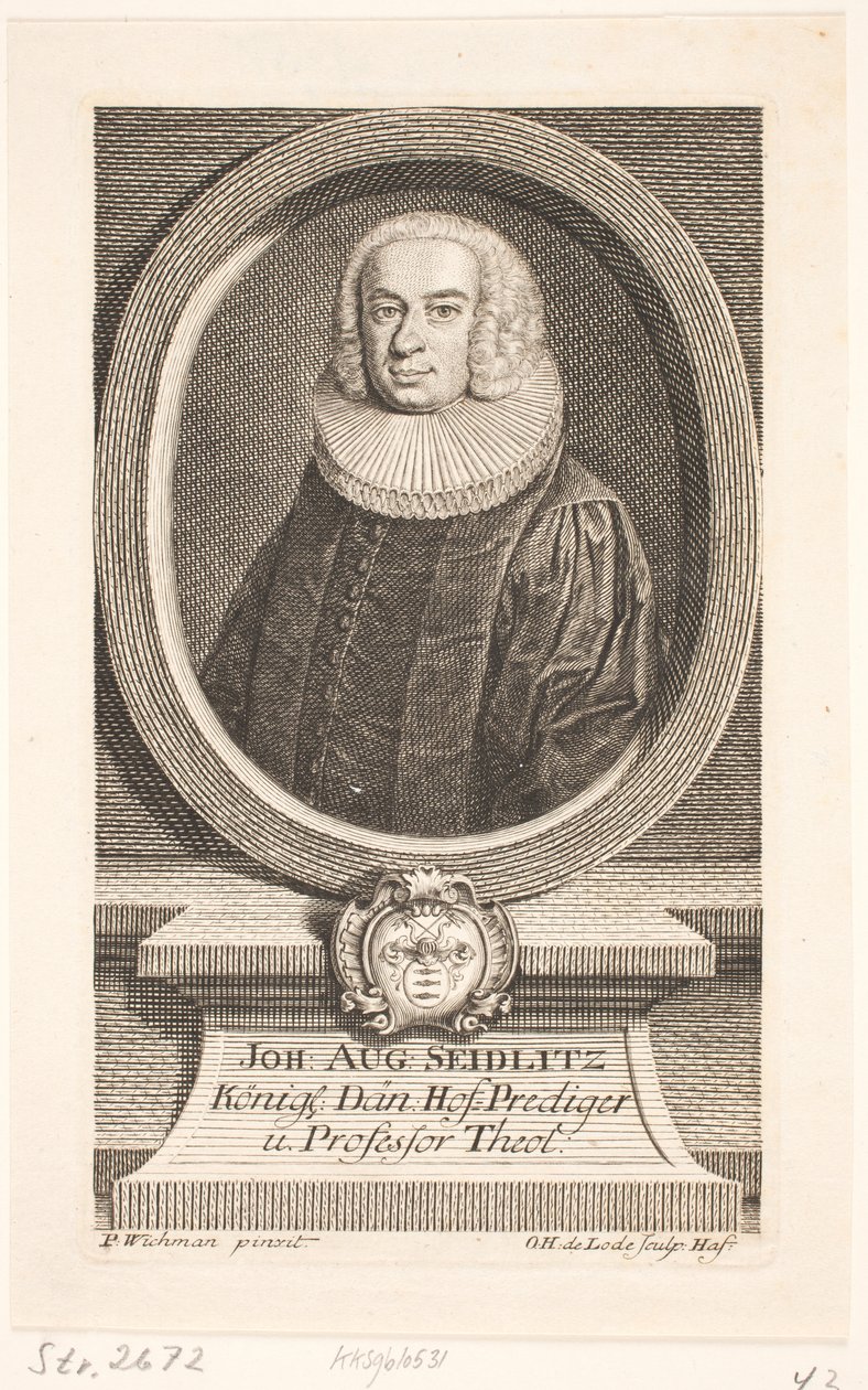 Johan August Seidlitz, Sacerdote de Odvardt Helmoldt de Lode