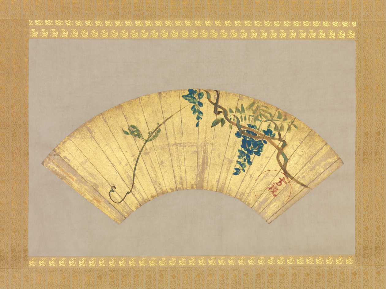 Glicínias, século XVII-XVIII. de Ogata Korin