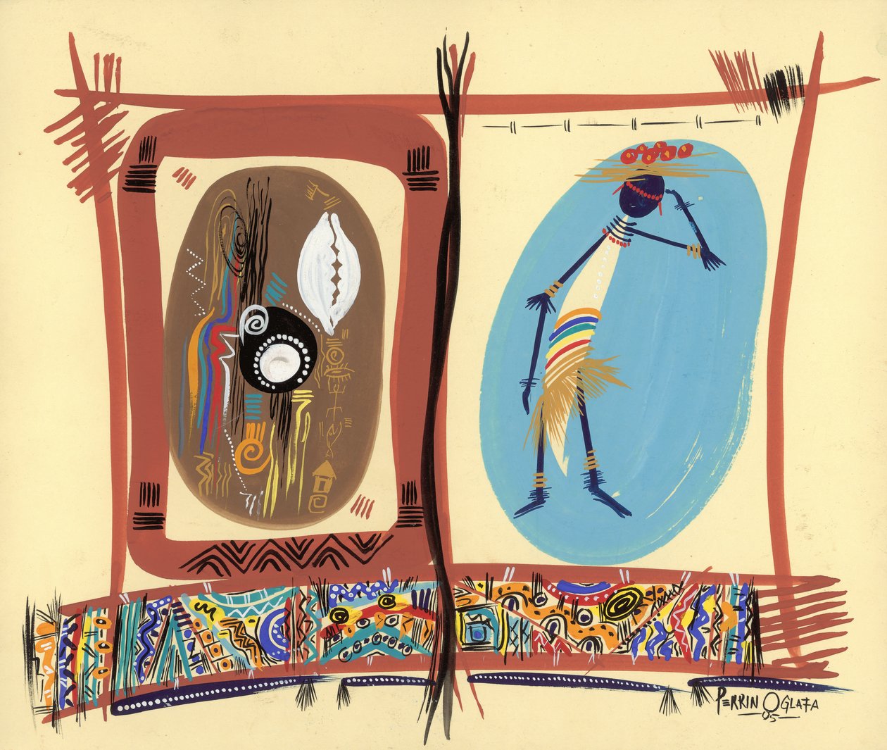 Elemento da cultura negra, 2005 de Oglafa Ebitari Perrin