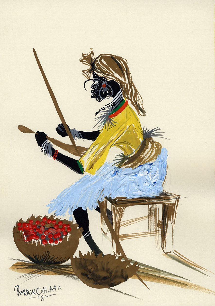 Comida para crianças africanas, 2008 de Oglafa Ebitari Perrin
