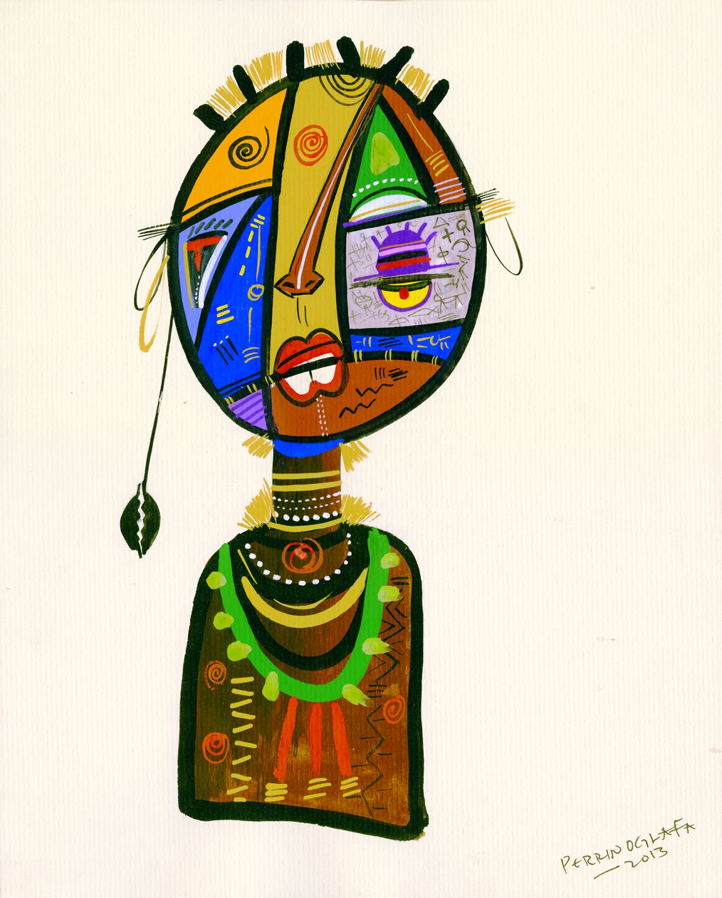 Caras Poéticas, 2013 de Oglafa Ebitari Perrin