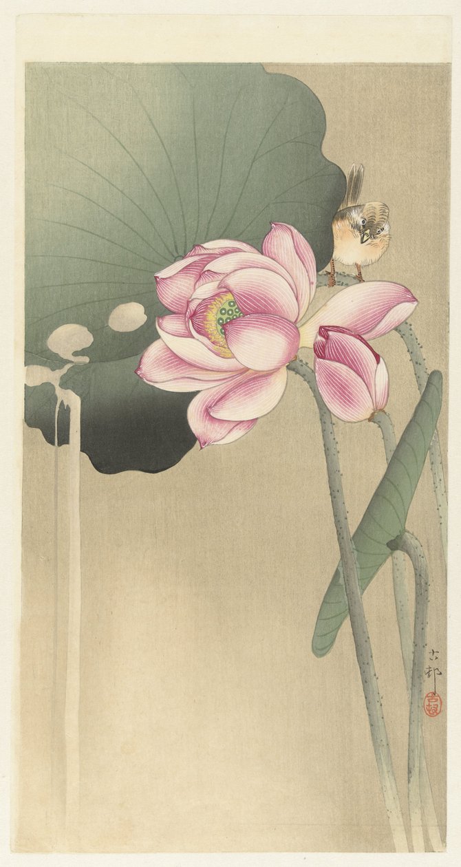 Songbird e Lotus de Ohara Koson
