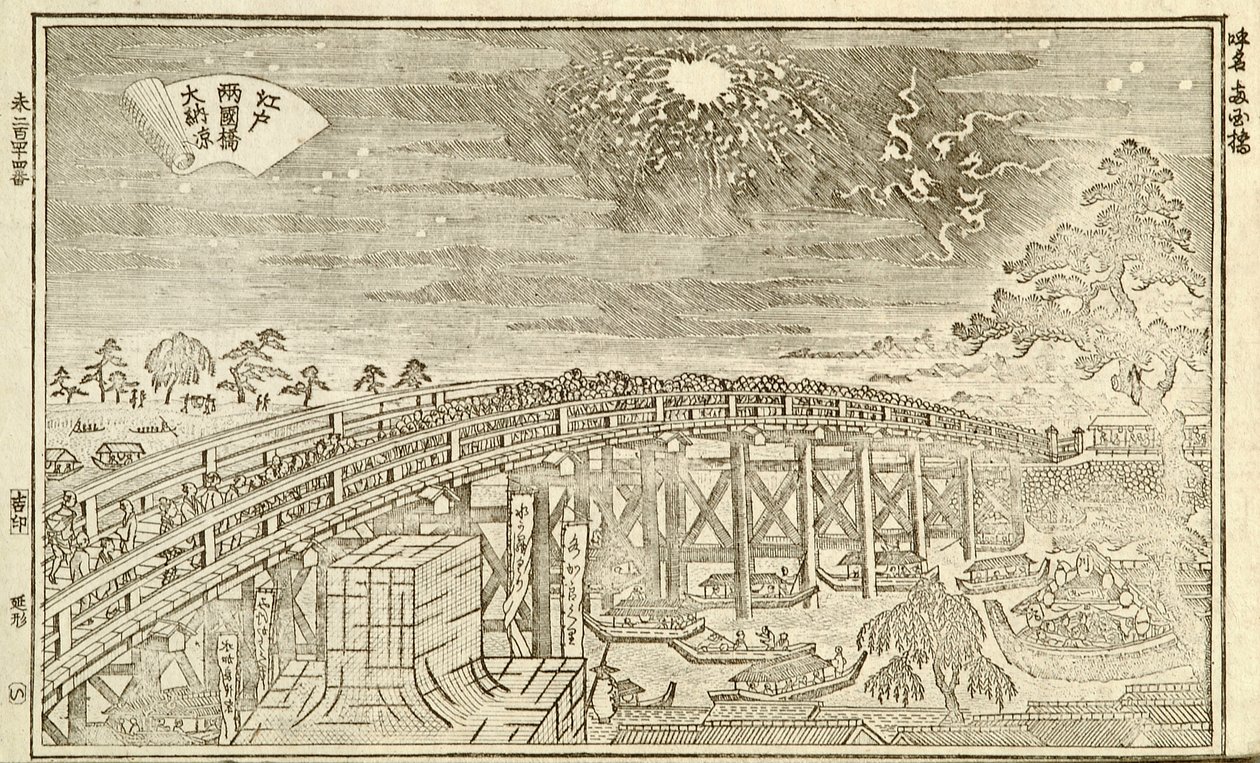 Livro de Vistas de Edo, p.25 de Okada Shuntosai