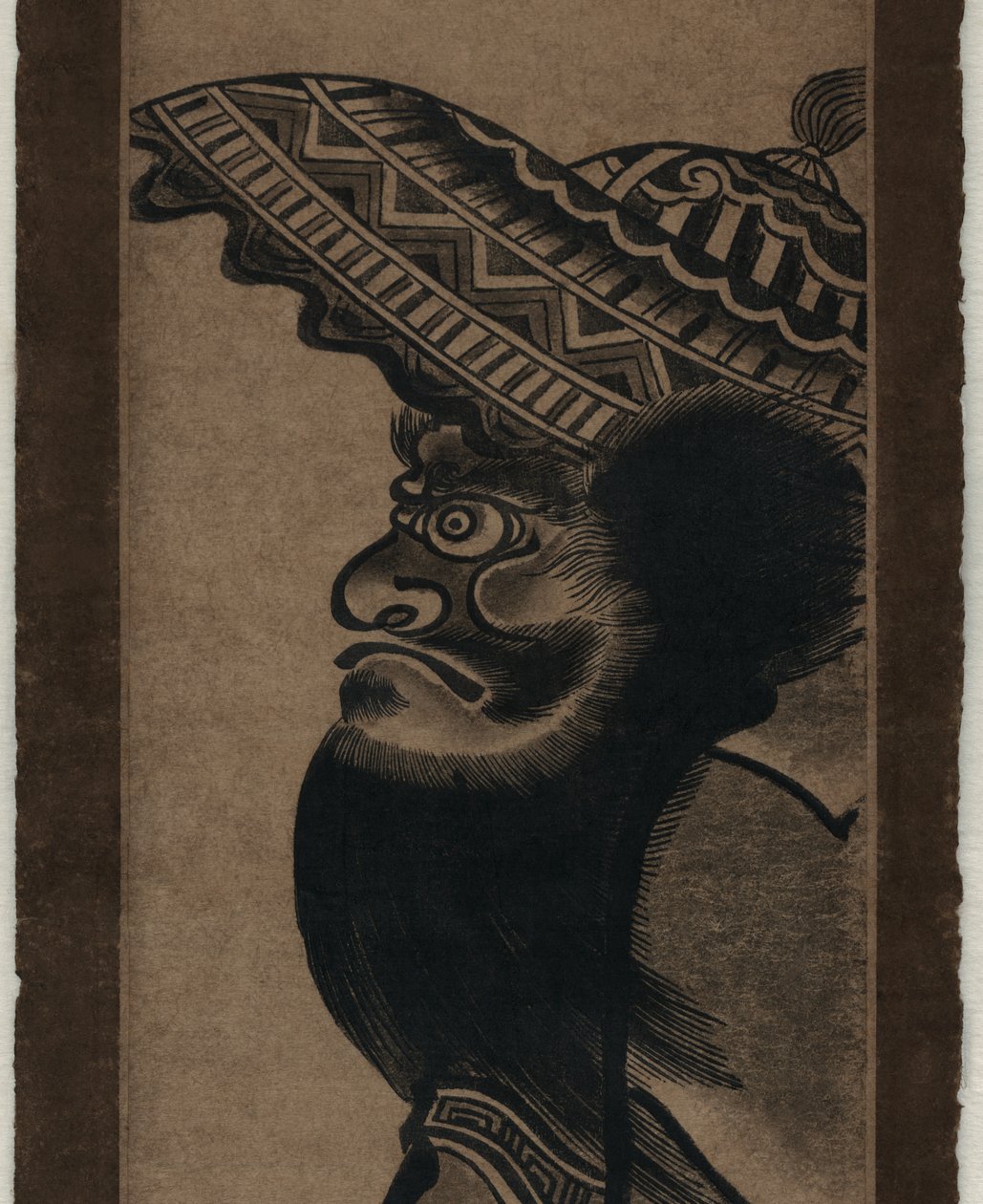 Detalhe de Shōki zu de Okumura Masanobu