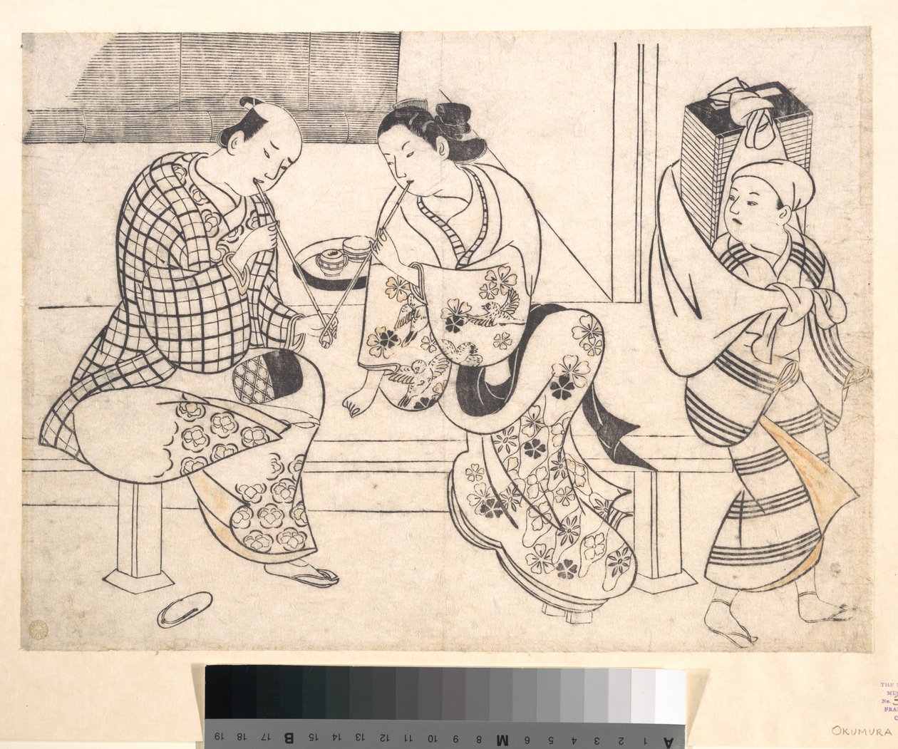 Casal amoroso de Okumura Masanobu