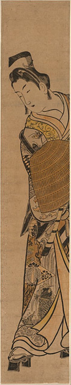 Teac e r Kiku Onoe, quando eu era médico de Okumura Masanobu