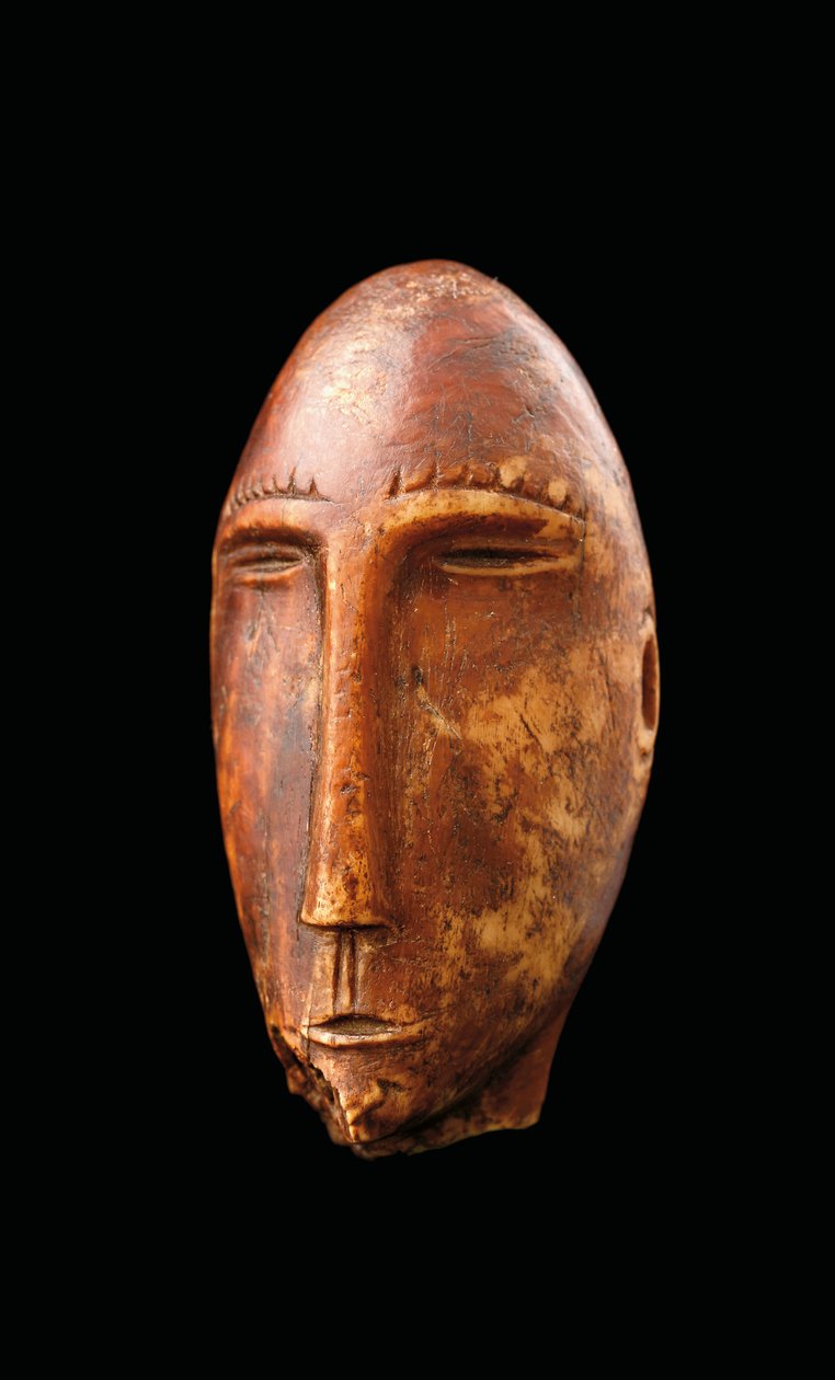 Cabeça, velho mar de Bering de Okvik Culture