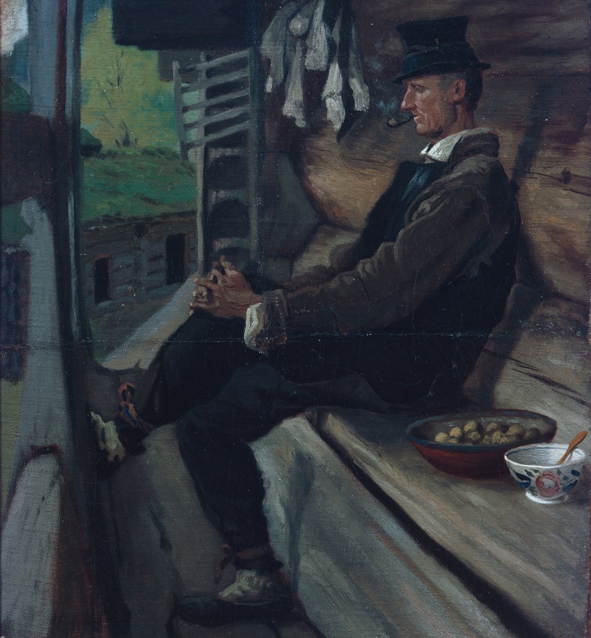 Sem título (óleo sobre tela) de Olaf Isaachsen
