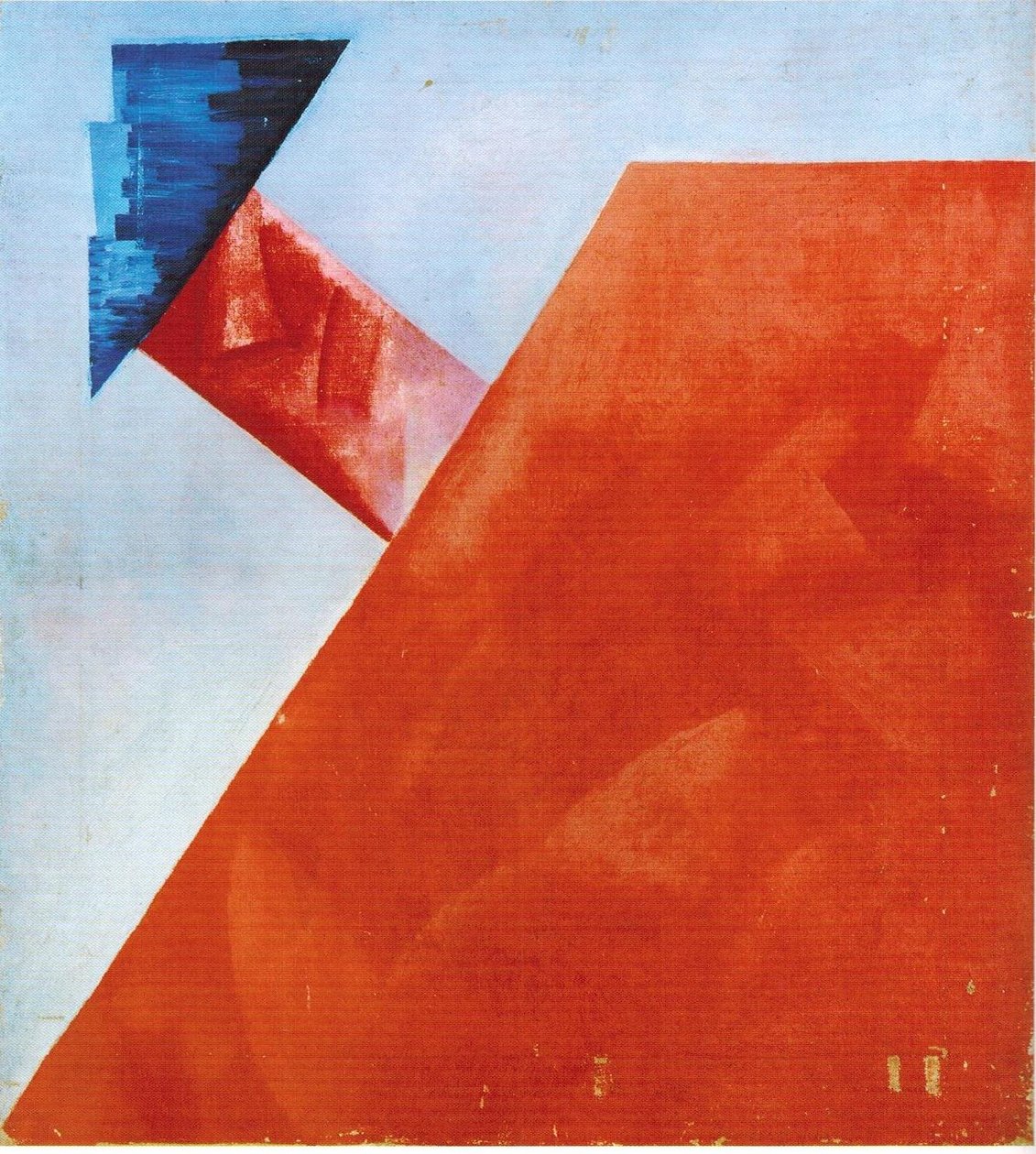 . Pintura de cor de composição não objetiva de Olga Rozanova