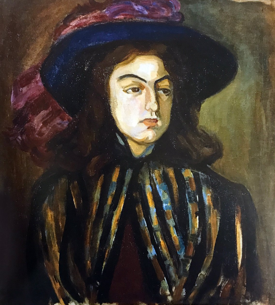 Retrato feminino de Olga Rozanova