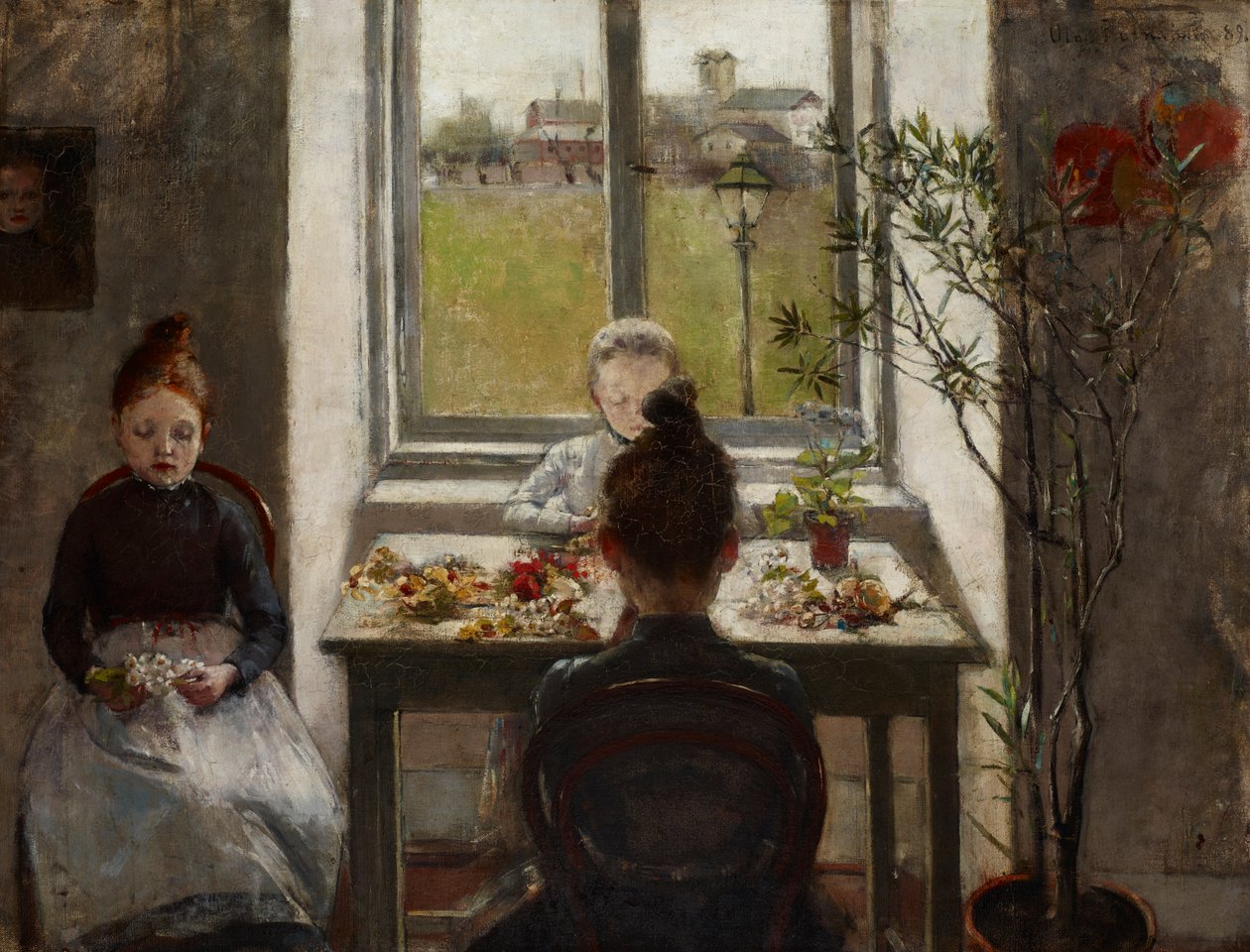 Meninas das Flores de Olga Boznanska