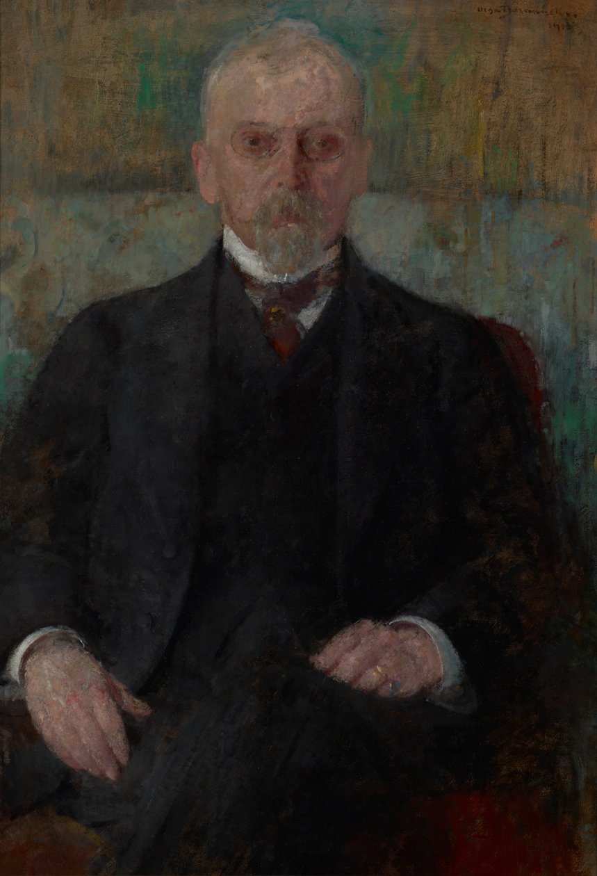 Retrato de Henryk Sienkiewicz (1846-1916) de Olga Boznanska