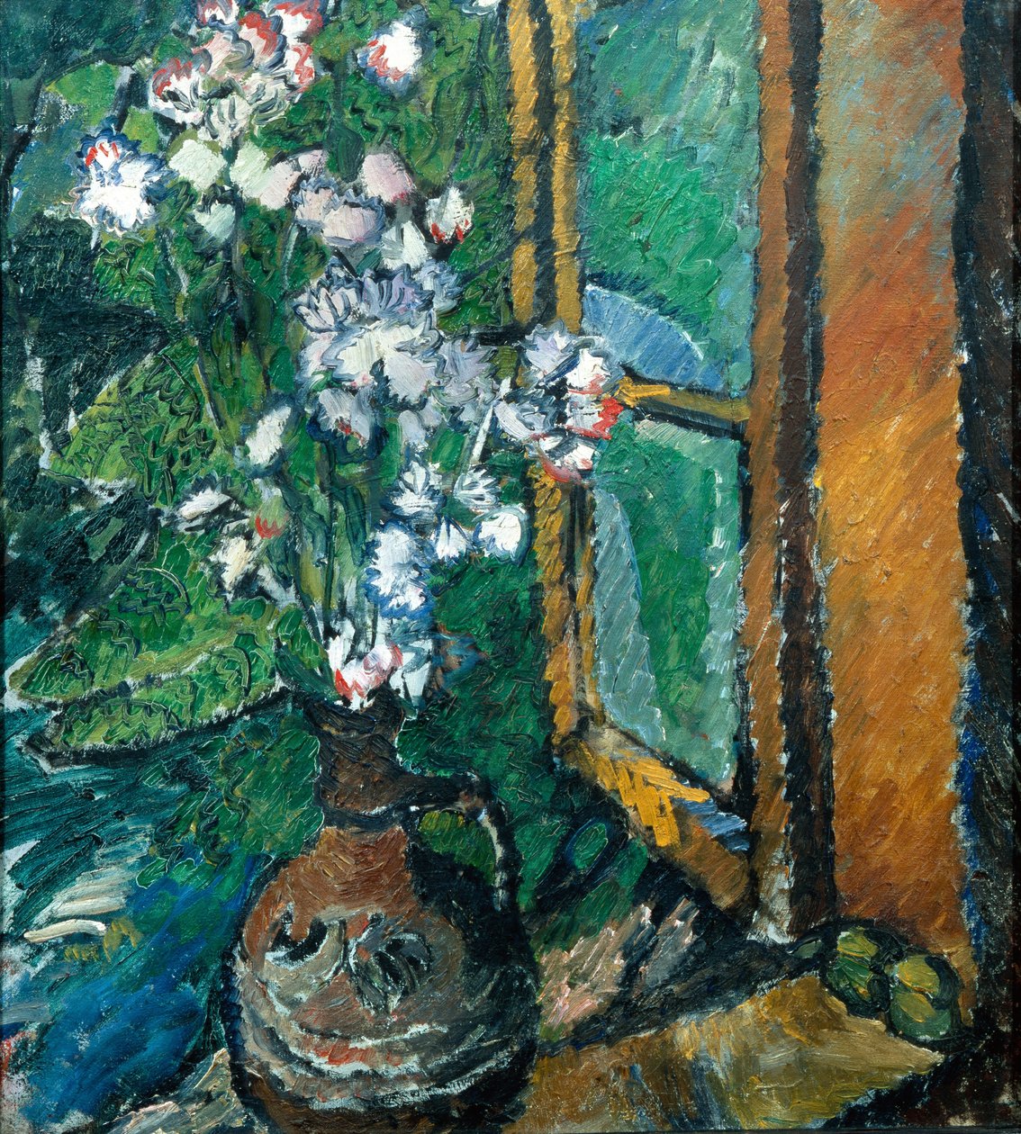 Jarro com flores de Olga Rozanova