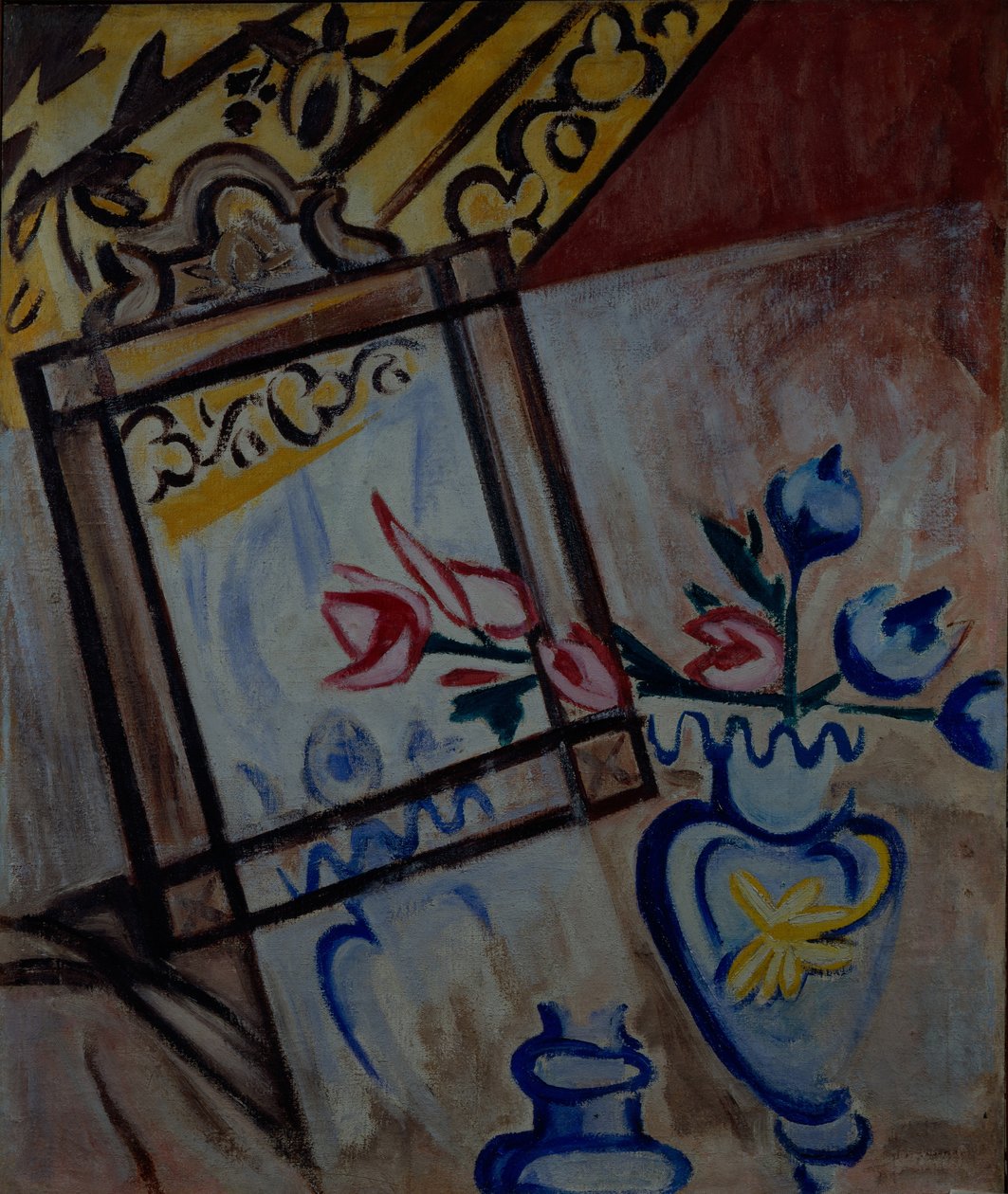 Ainda vida, 1913 de Olga Rozanova