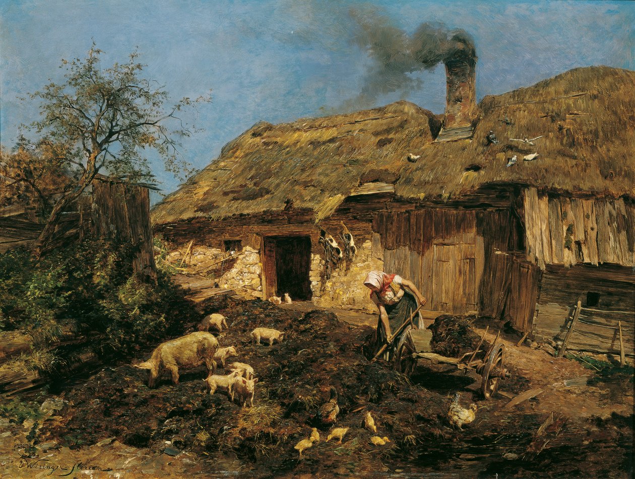 Trabalho agrícola de Olga Wisinger Florian