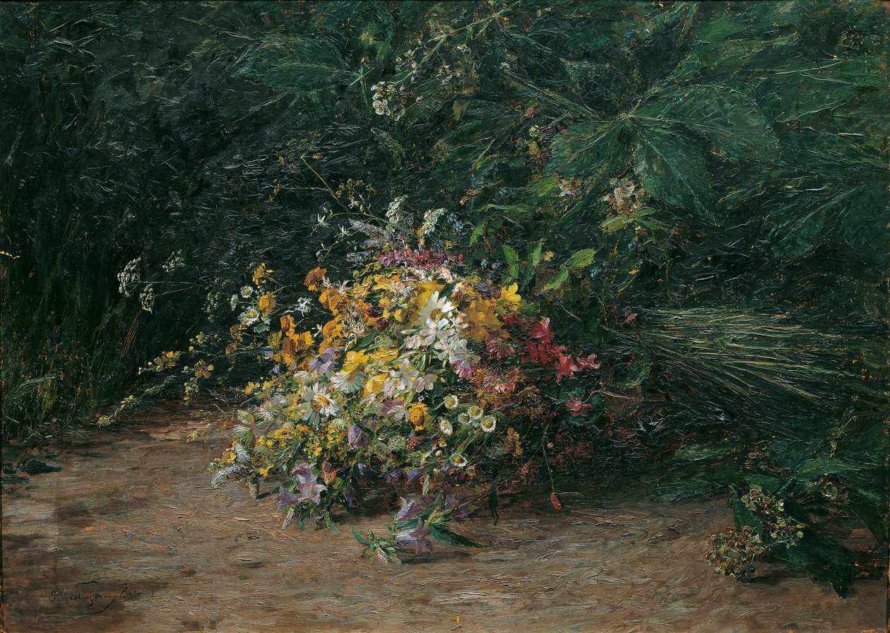 Ramos de flores do campo de Olga Wisinger Florian