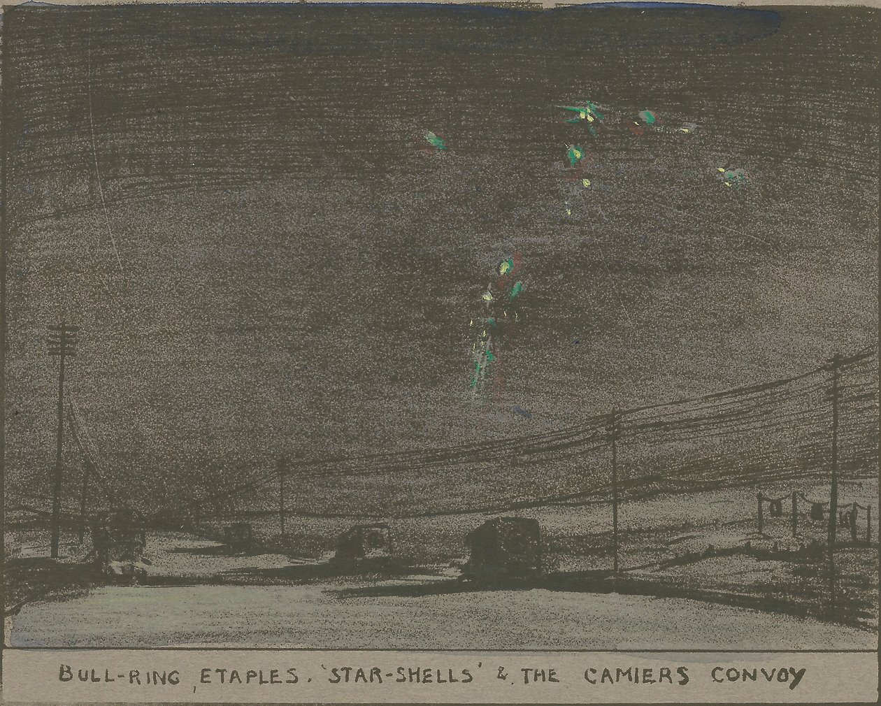 Anel de Touro, Etaples, Star-Shells e o Comboio de Camiers de Olive Mudie Cooke