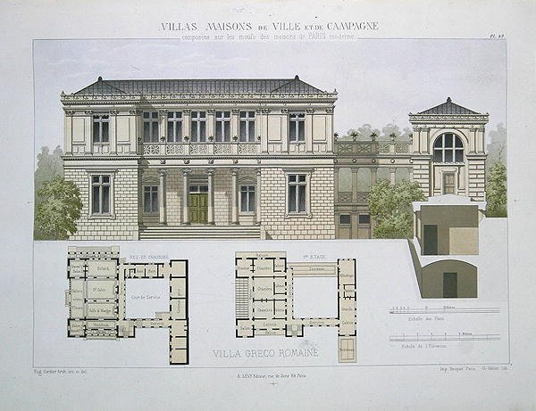 Villa Greco Romaine, gravada por Walter, placa 49 de 