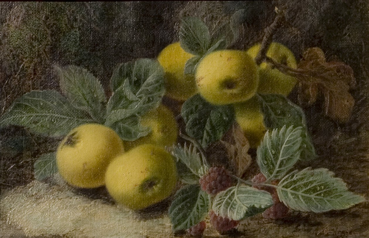 Marmelo e amoras, c.1893 de Oliver Clare