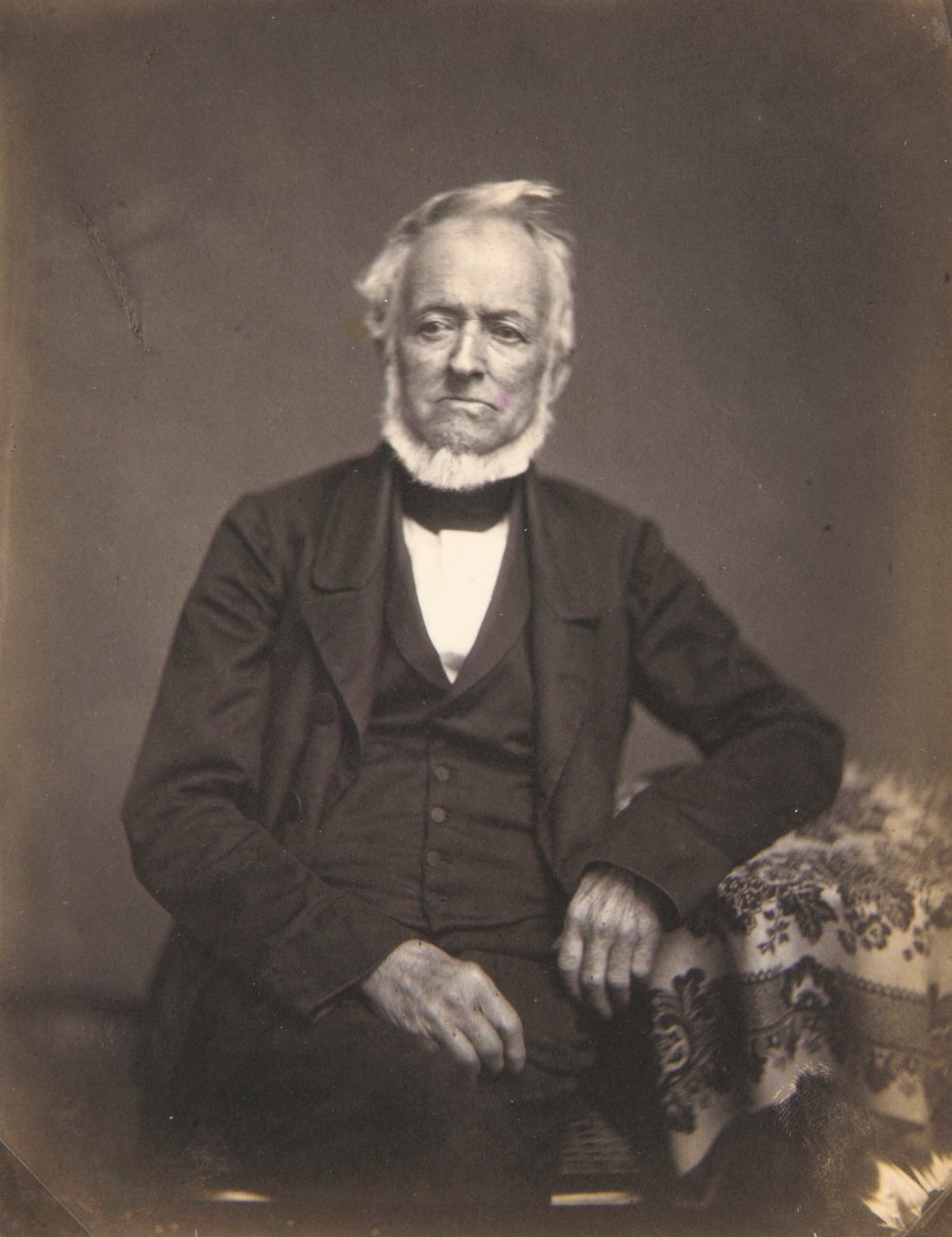 Retrato de um cavalheiro de cabelos brancos de Oliver H. Willard