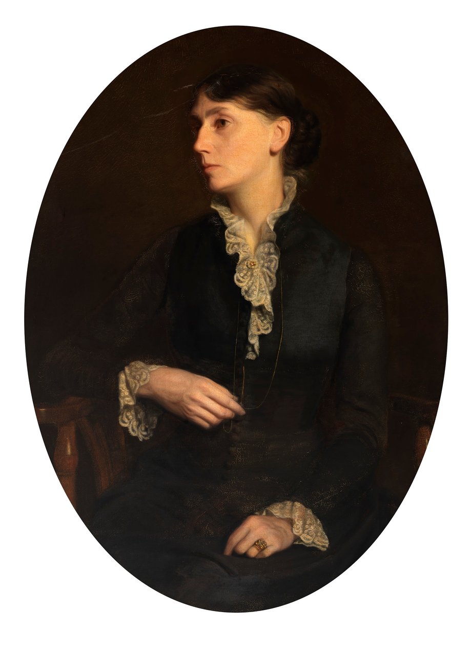 Retrato de Fidelia Bridges de Oliver Ingraham Lay