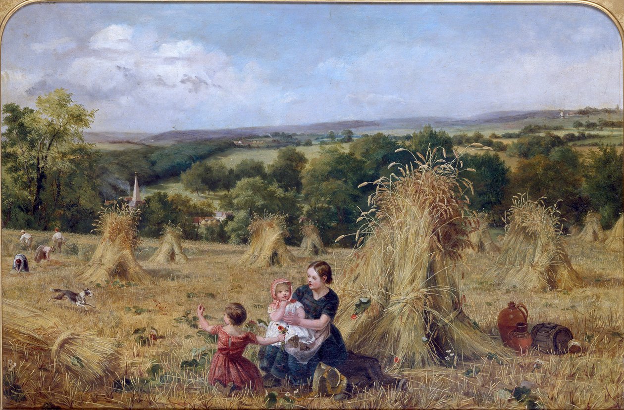 O Campo da Colheita, 1857-1858 de Oliver Lupton