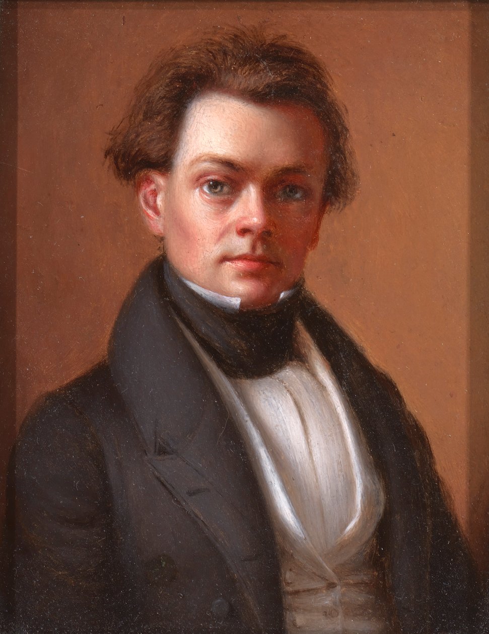 Auto-retrato, c. 1850. de Oliver Tarbell Eddy