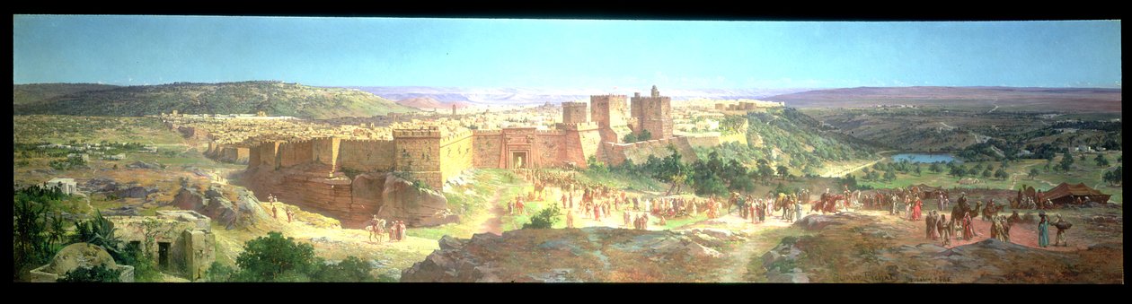 Jerusalém: o dia da morte de Cristo, 1886 de Olivier Pichat