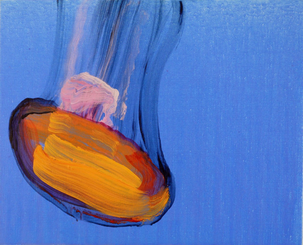 Méduses 10, 2013 (acrílico sobre tela) de Olivier Morel
