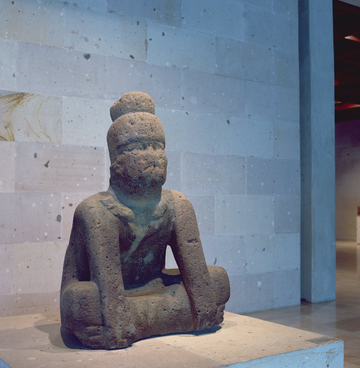 Estátua, cuauhtotolapan, veracruz, pré-clássico, período de Olmec