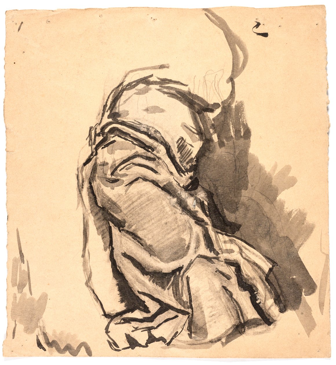 Draperistudie de Oluf Hartmann