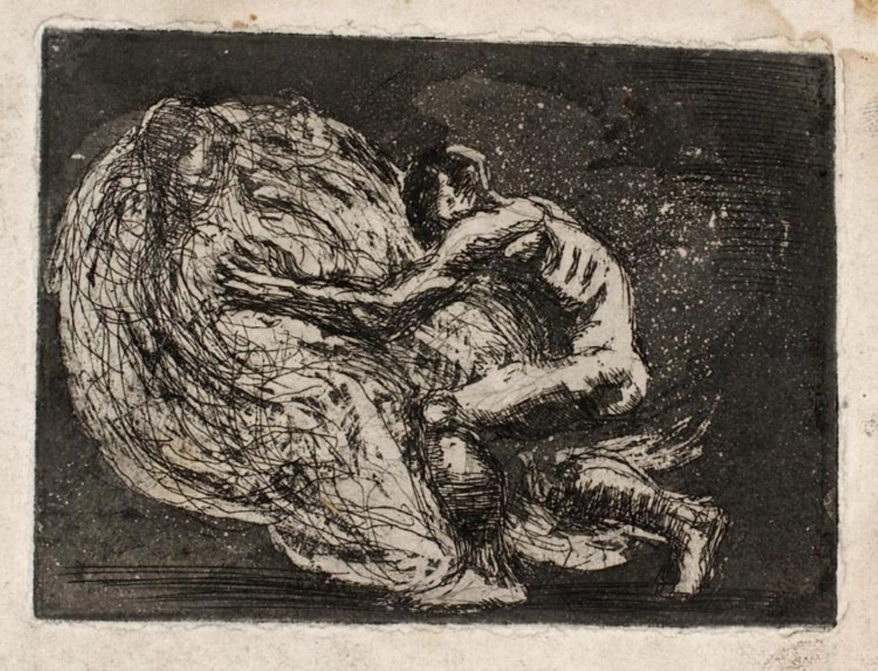Ixion abraçando a nuvem de Oluf Hartmann