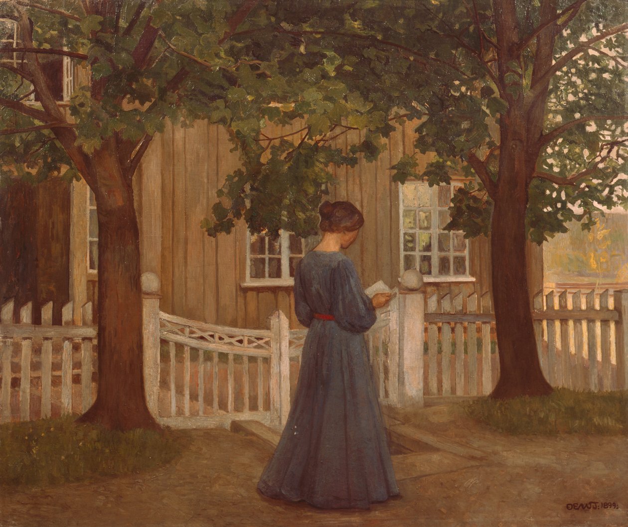 À tarde (carta) de Oluf Wold Thorne